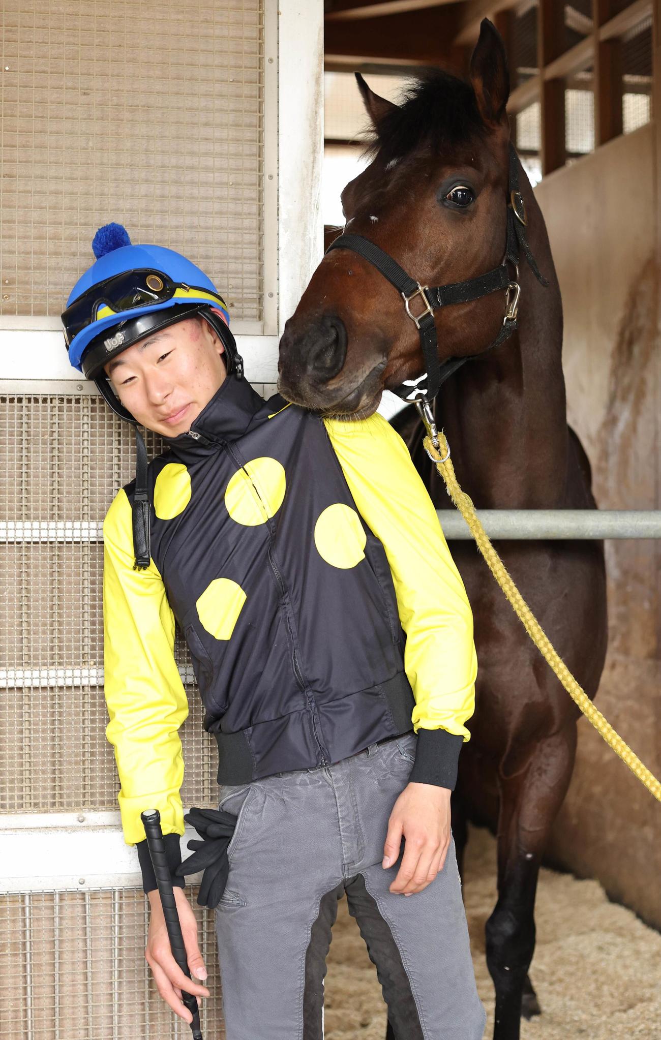 青葉賞に所属する藤岡厩舎のロードガレリアとのコンビで挑む高杉騎手