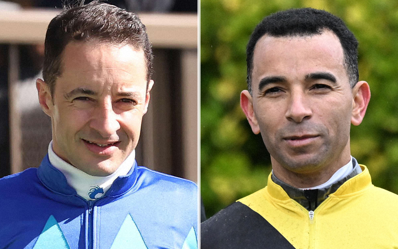 ルメール騎手（左）とモレイラ騎手