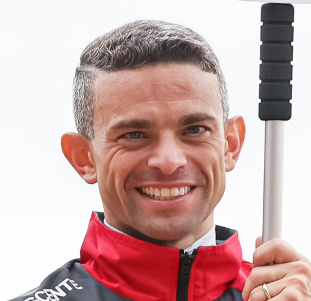 ウンベルト・リスポリ騎手（2023年撮影）