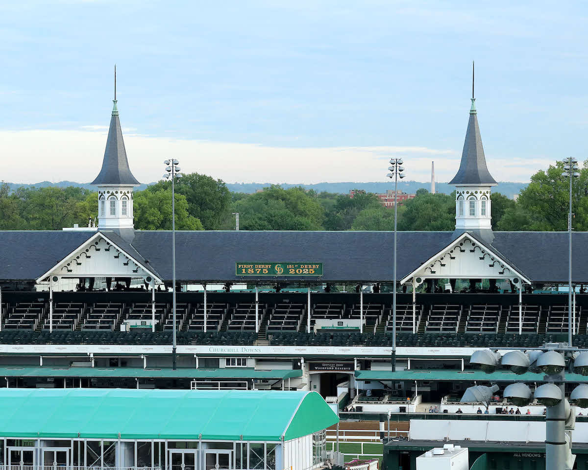 ケンタッキーダービーが行われるチャーチルダウンズ競馬場（C）Churchill Downs／Coady Media