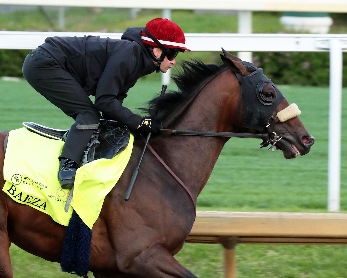 繰り上がりで出走を果たした良血馬バエザ（C）Churchill Downs／Coady Media