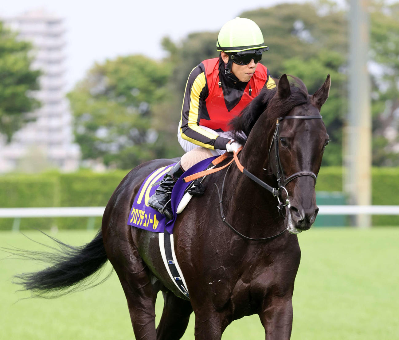 4月20日、皐月賞2着に敗れたクロワデュノールと北村友騎手