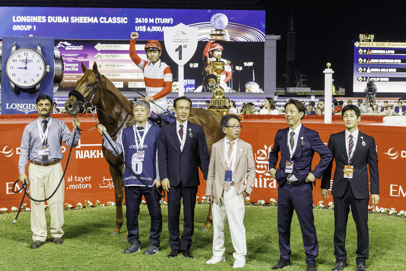 ドバイシーマCを制したダノンデサイル（C）Dubai Racing Club