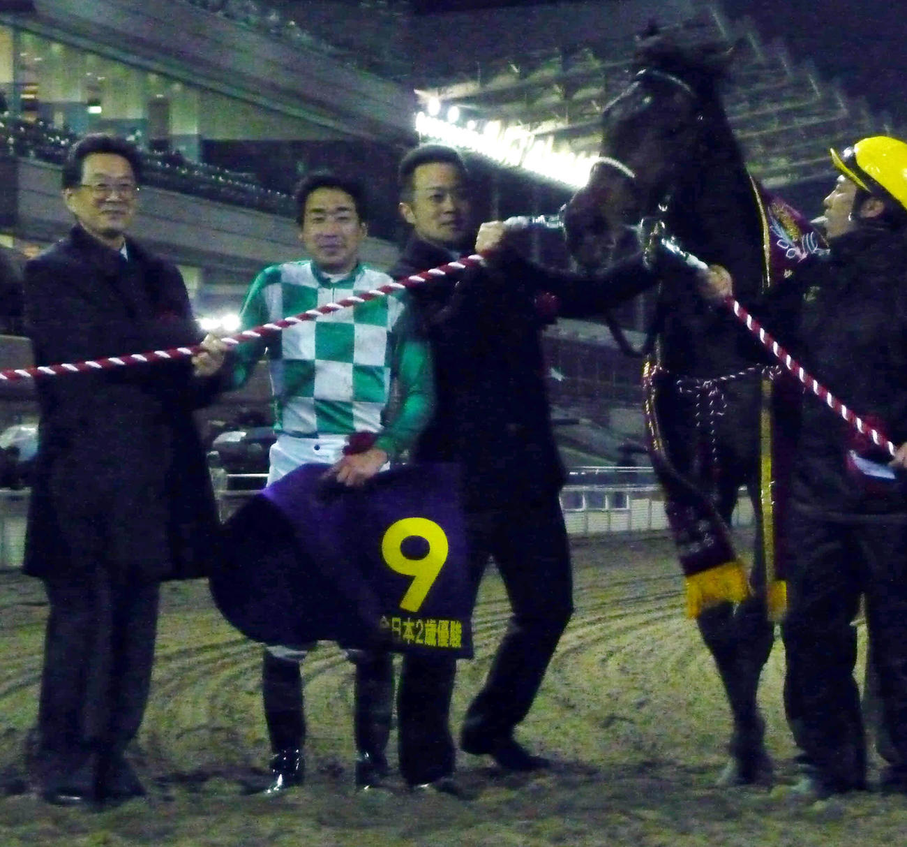 2013年、全日本2歳優駿を快勝したハッピースプリントと宮崎光行騎手