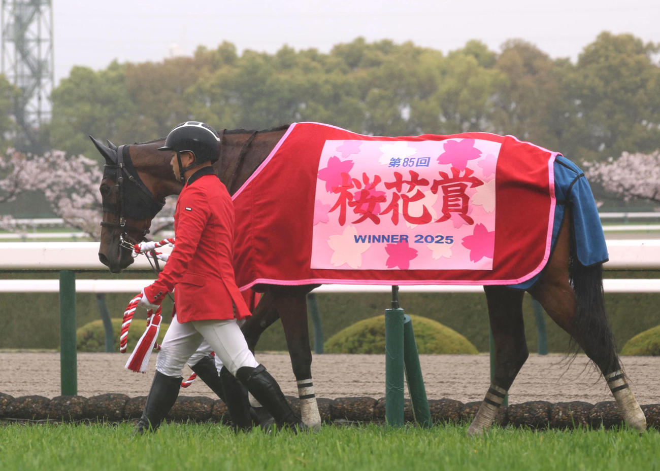 桜花賞を制したエンブロイダリー