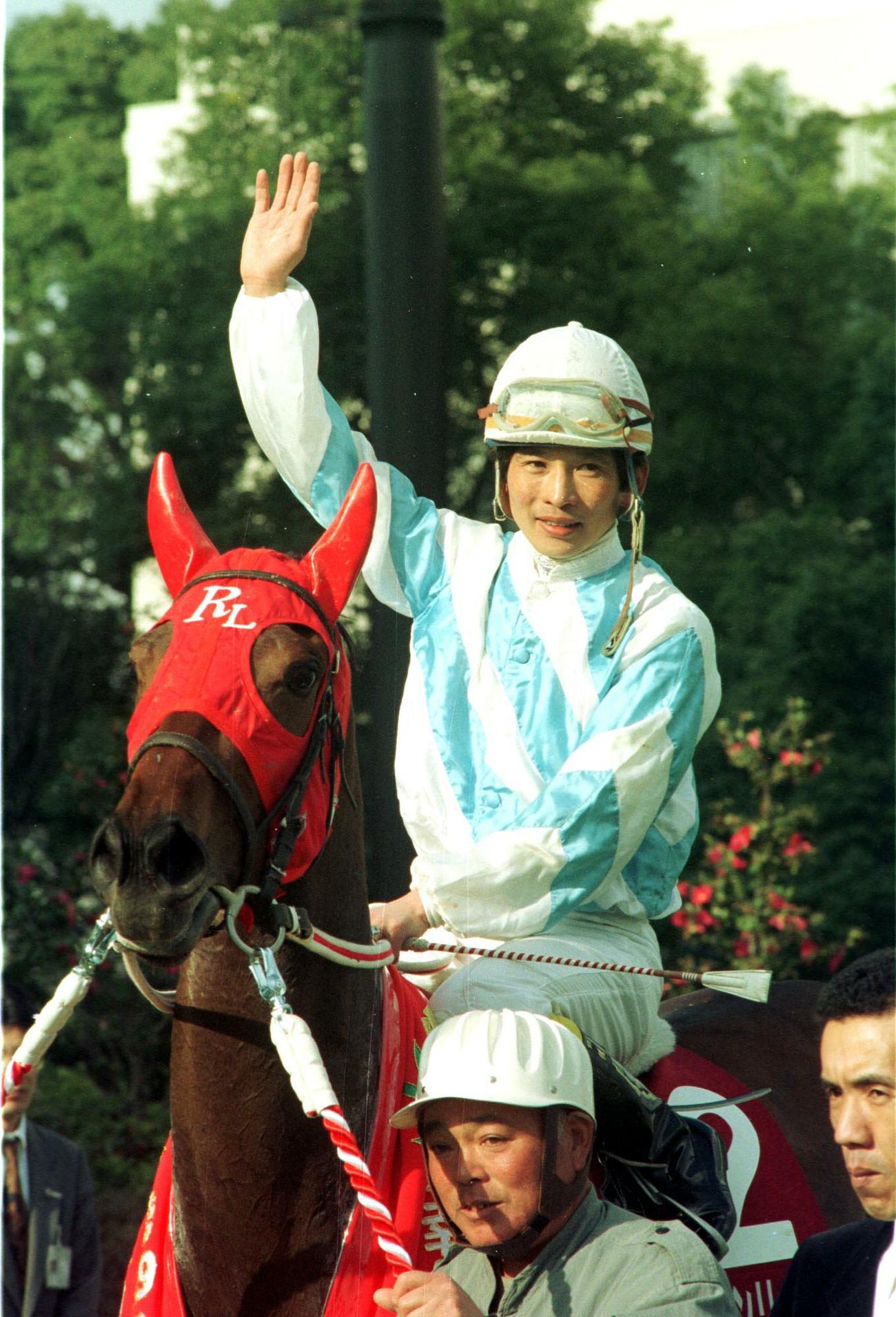ライデンリーダーと安藤勝己騎手