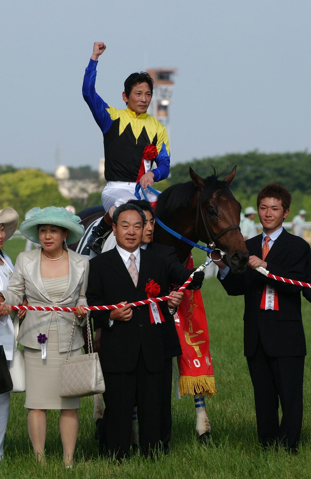 04年ダービーをキングカメハメハで制した安藤勝己騎手