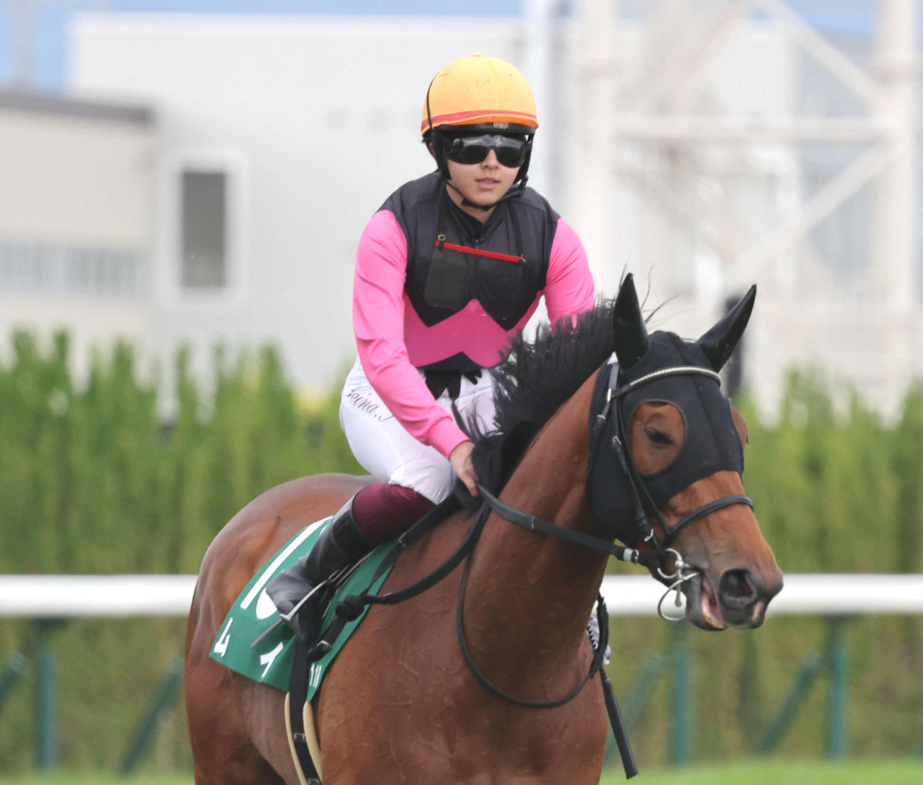 葵S12着に敗れたムイと今村聖奈騎手（撮影・西尾就之）