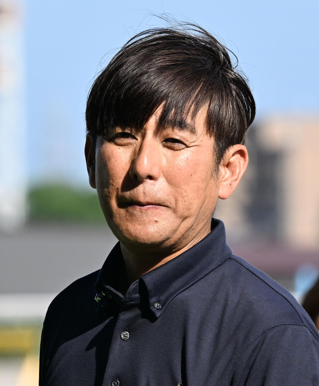 府中牝馬Sをセキトバイーストと浜中騎手で制した四位師（撮影・千葉一成）