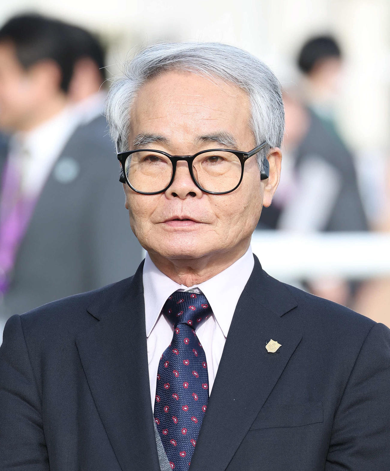 音無秀孝元調教師（2024年1月8日撮影）