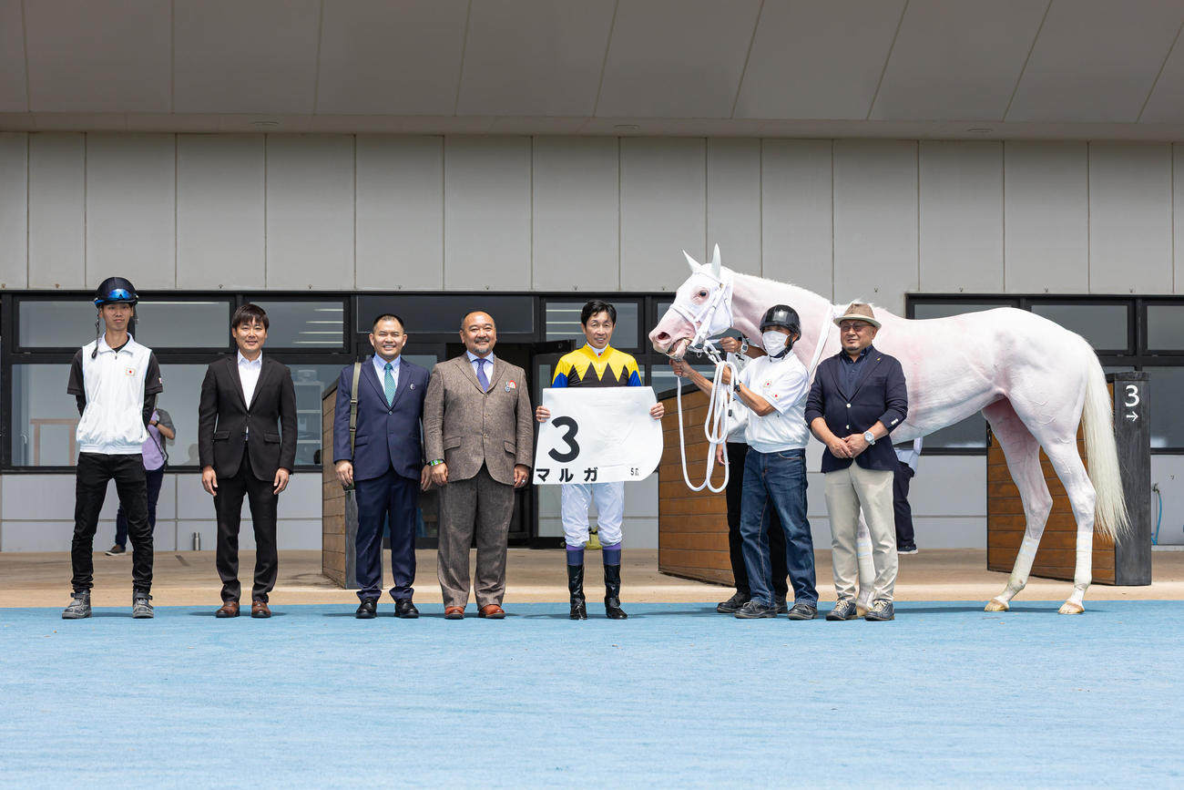 函館5R、デビュー戦を制したマルガ（撮影・村野早祐）