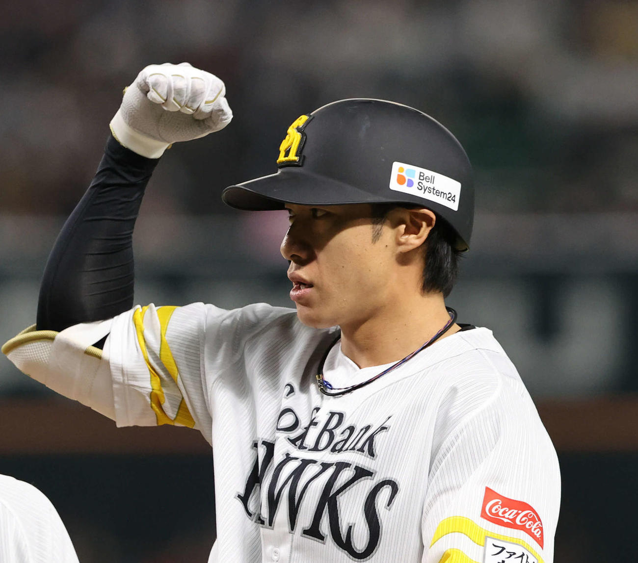 ソフトバンク柳田悠岐（2025年撮影）
