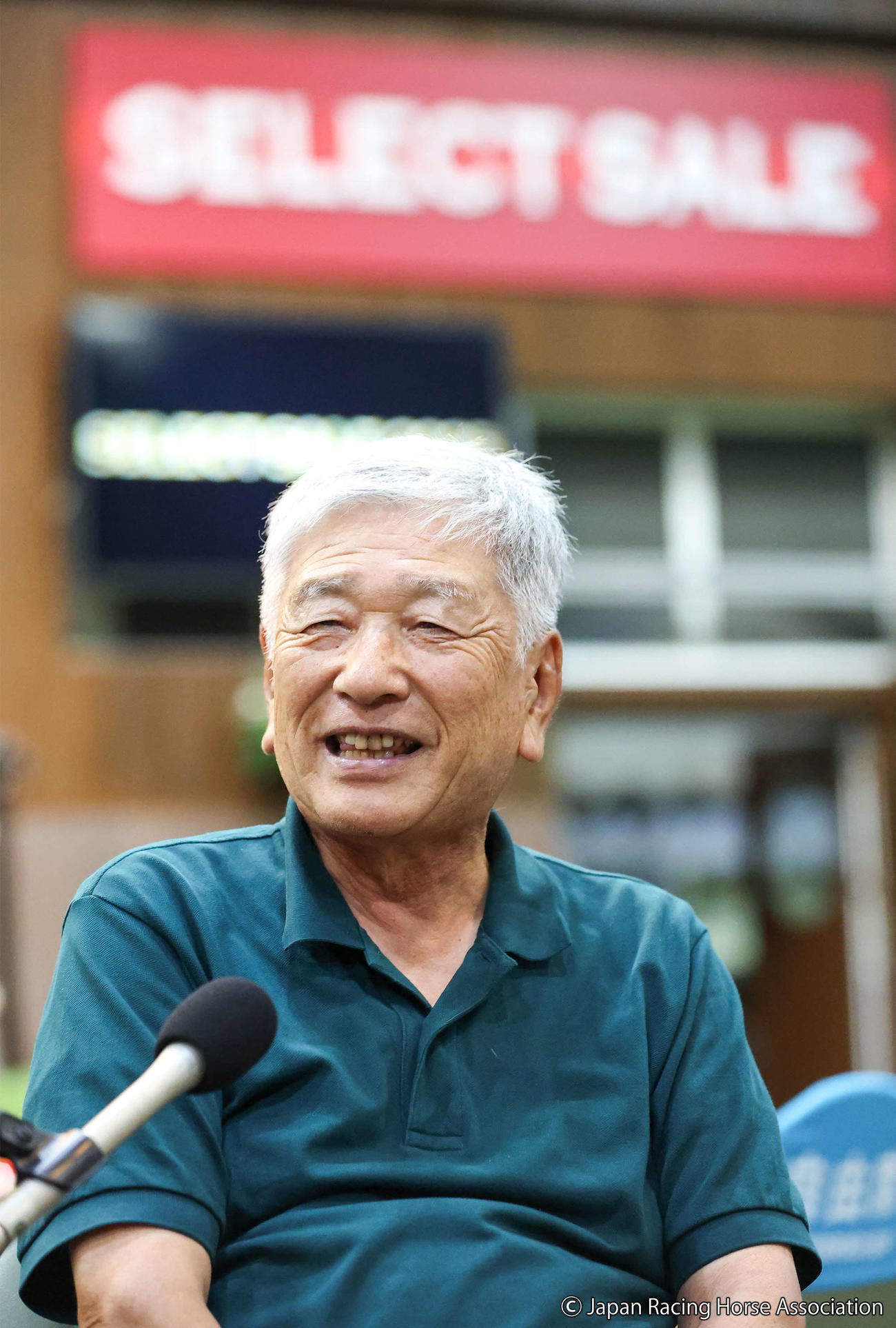 セレクトセールの2日間を総括する吉田照哉氏