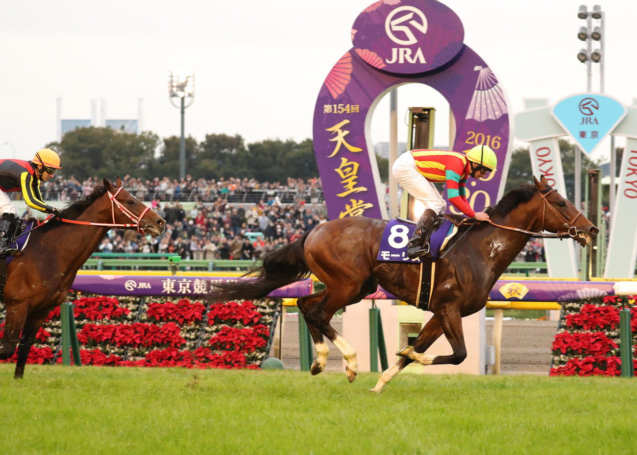 16年天皇賞・秋を制したモーリス
