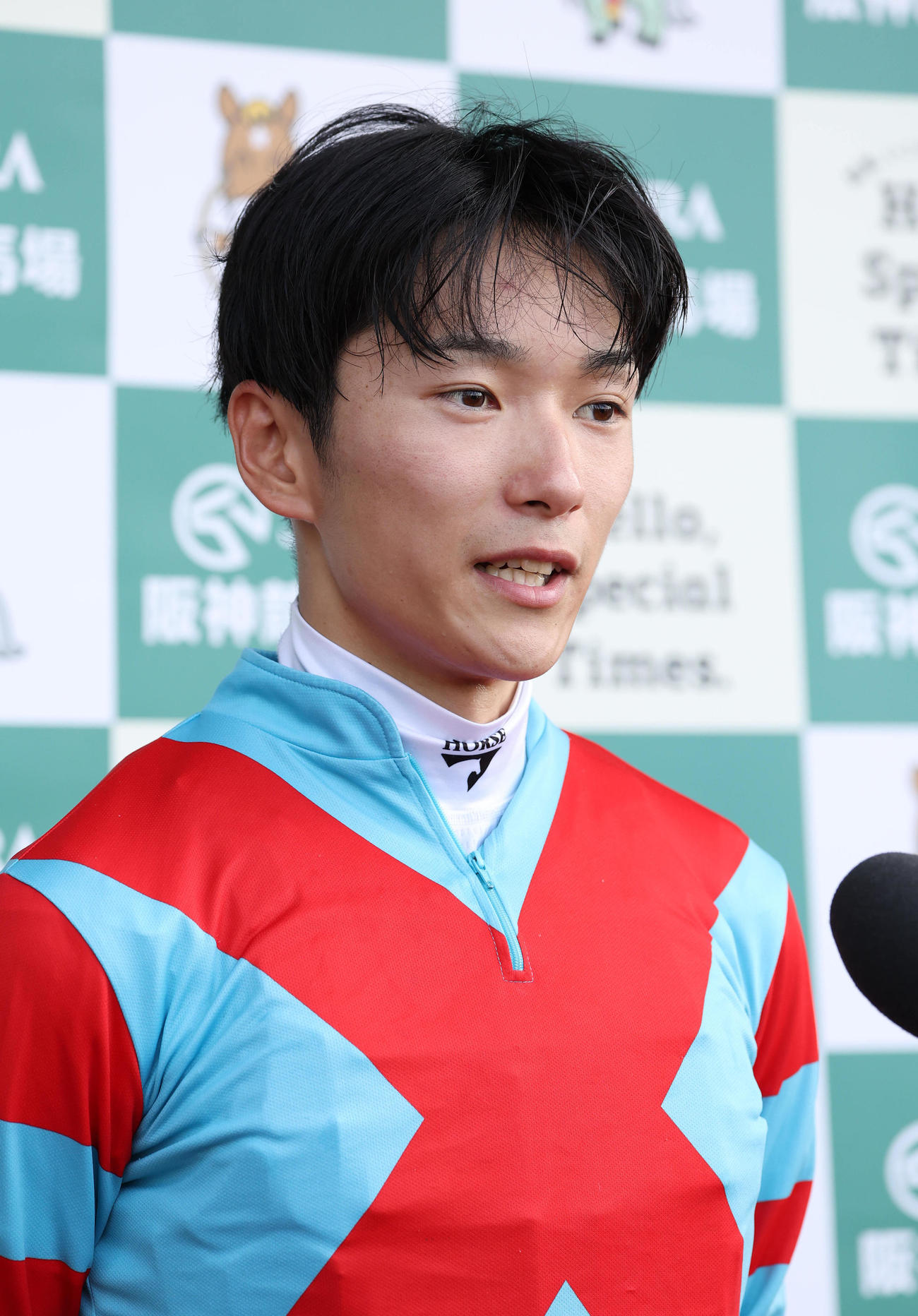 坂井瑠星騎手（2025年6月22日撮影）
