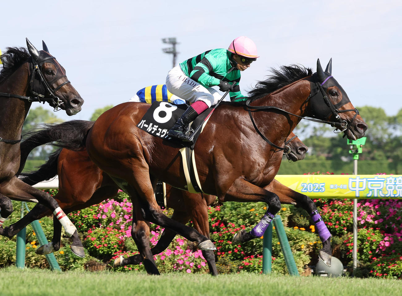 中京7R、逃げ切って高山Sを制したバールデュヴァン（撮影・白石智彦）