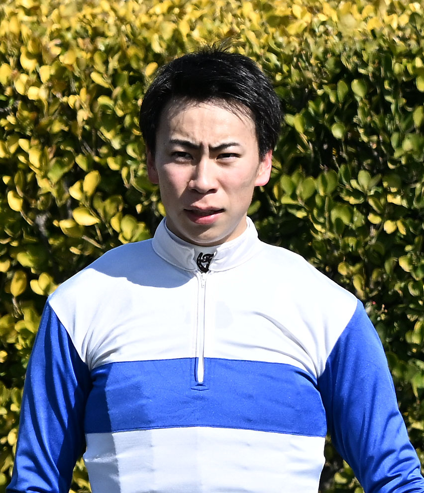 横山武史騎手（2025年3月1日撮影）