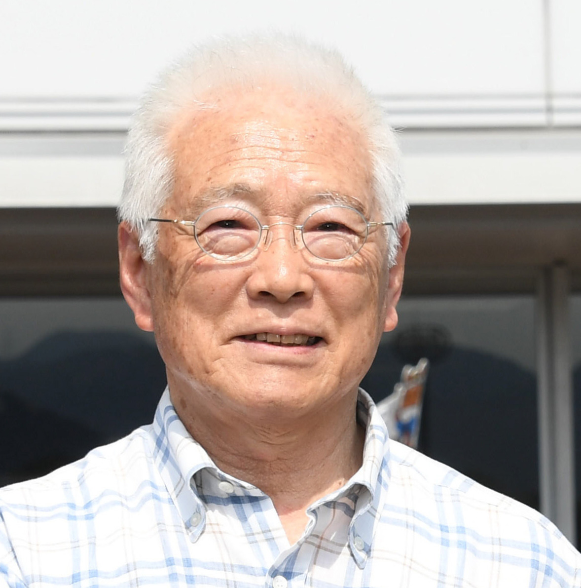 坂口正大元調教師（2019年8月17日撮影）