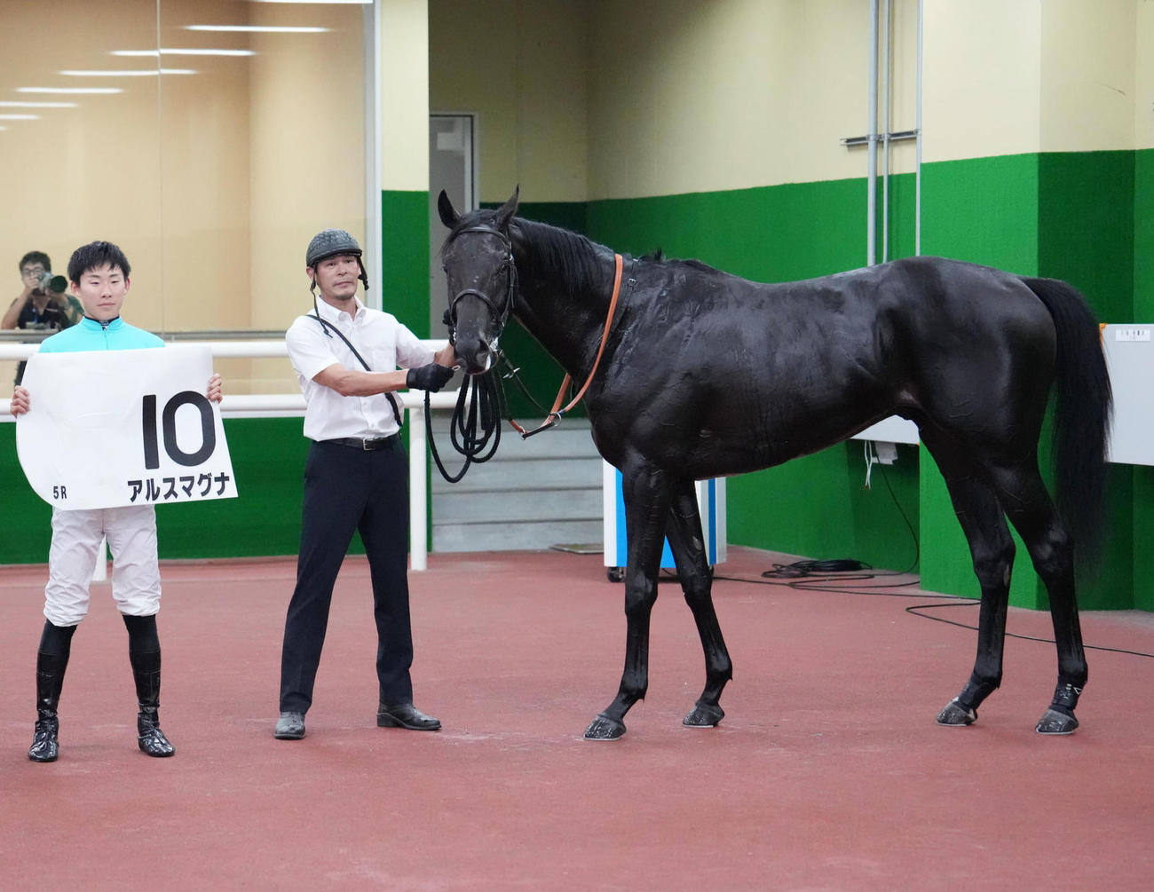 中京5R、新馬戦を制したアルスマグナ（撮影・森本幸一）