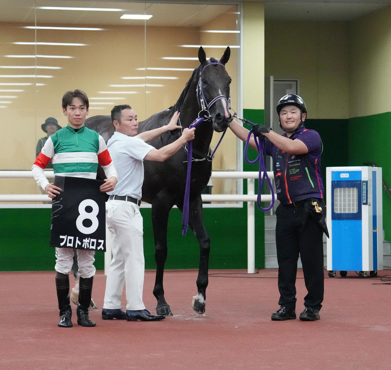 中京11R、伊賀Sを制したプロトポロス（撮影・森本幸一）