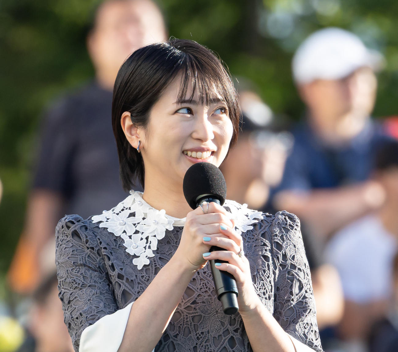 WASJプレゼンターを務めた志田未来（撮影・村野早祐）