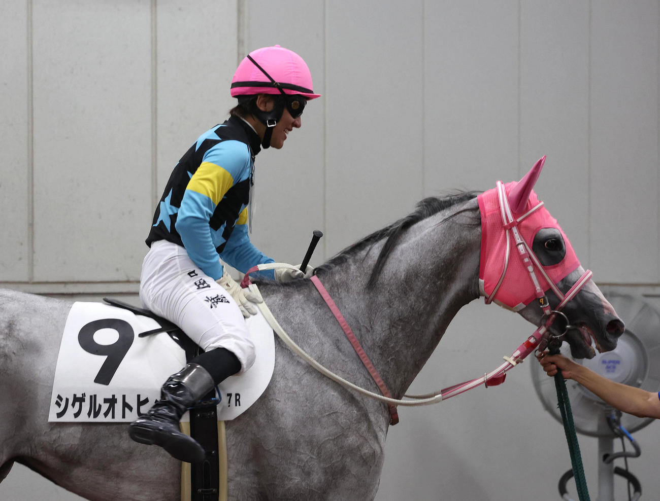 中京7R、シゲルオトヒメに騎乗して引退レースを9着で終えた和田翼騎手（撮影・白石智彦）