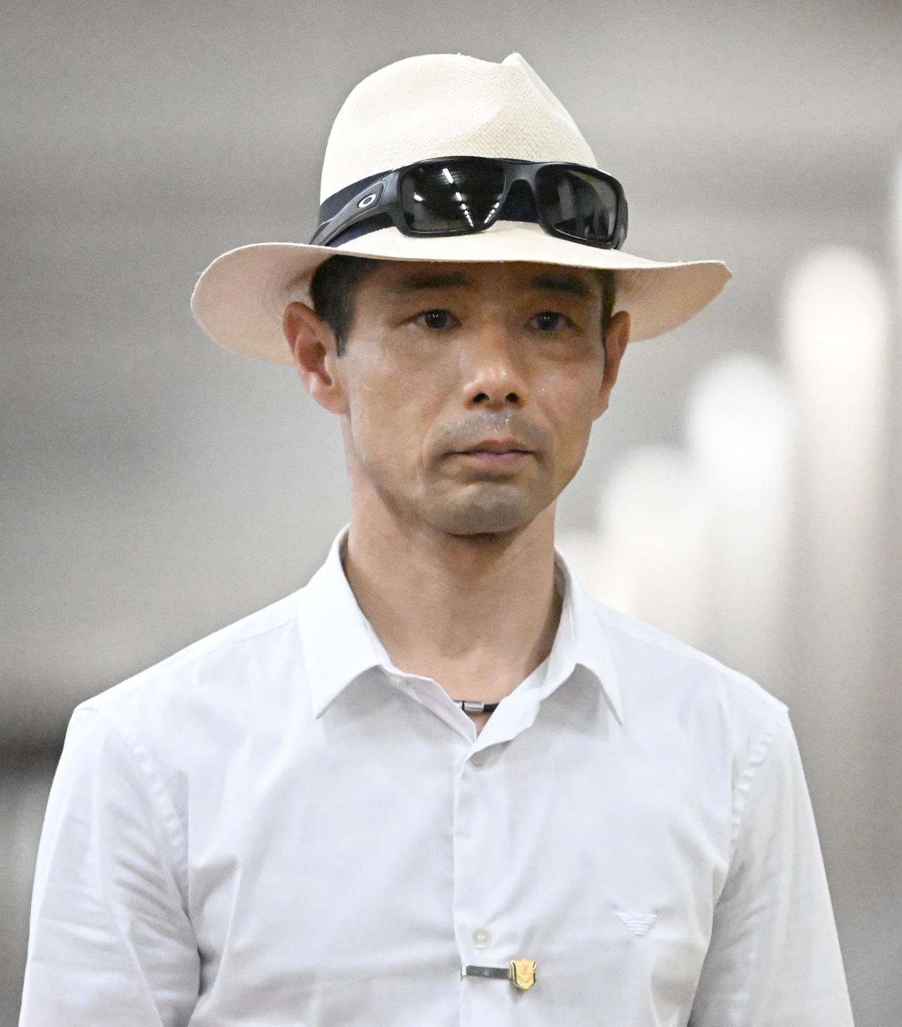 中内田充正調教師（2025年7月27日撮影）
