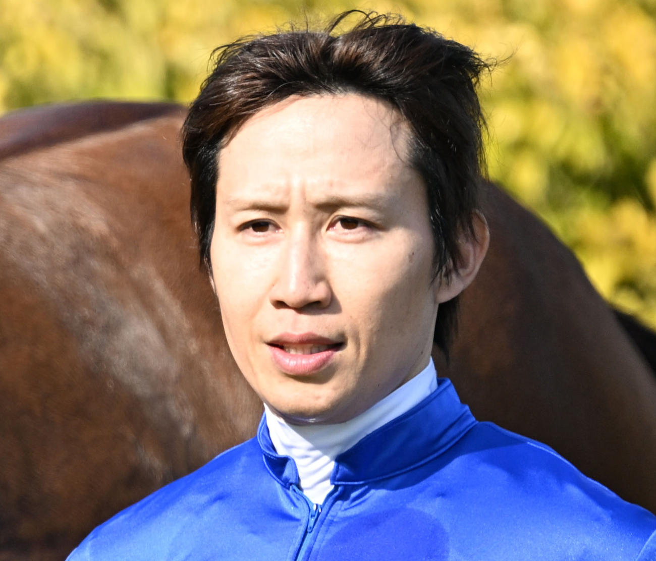 田辺裕信騎手（2025年3月撮影）