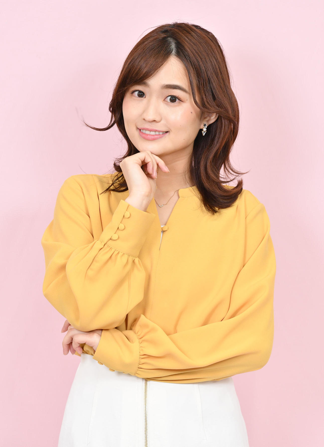 TBS篠原梨菜アナウンサー（2021年3月撮影）