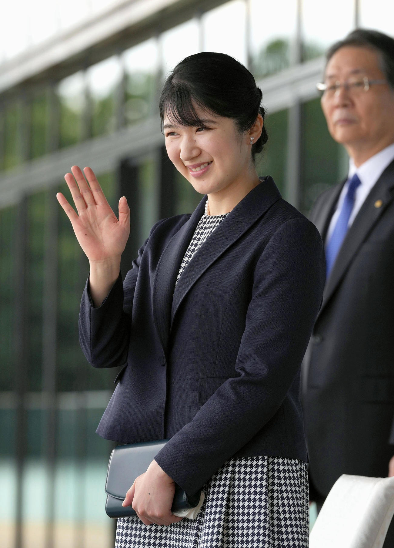 第50回愛馬の日のイベントを視察される愛子さま（代表撮影）