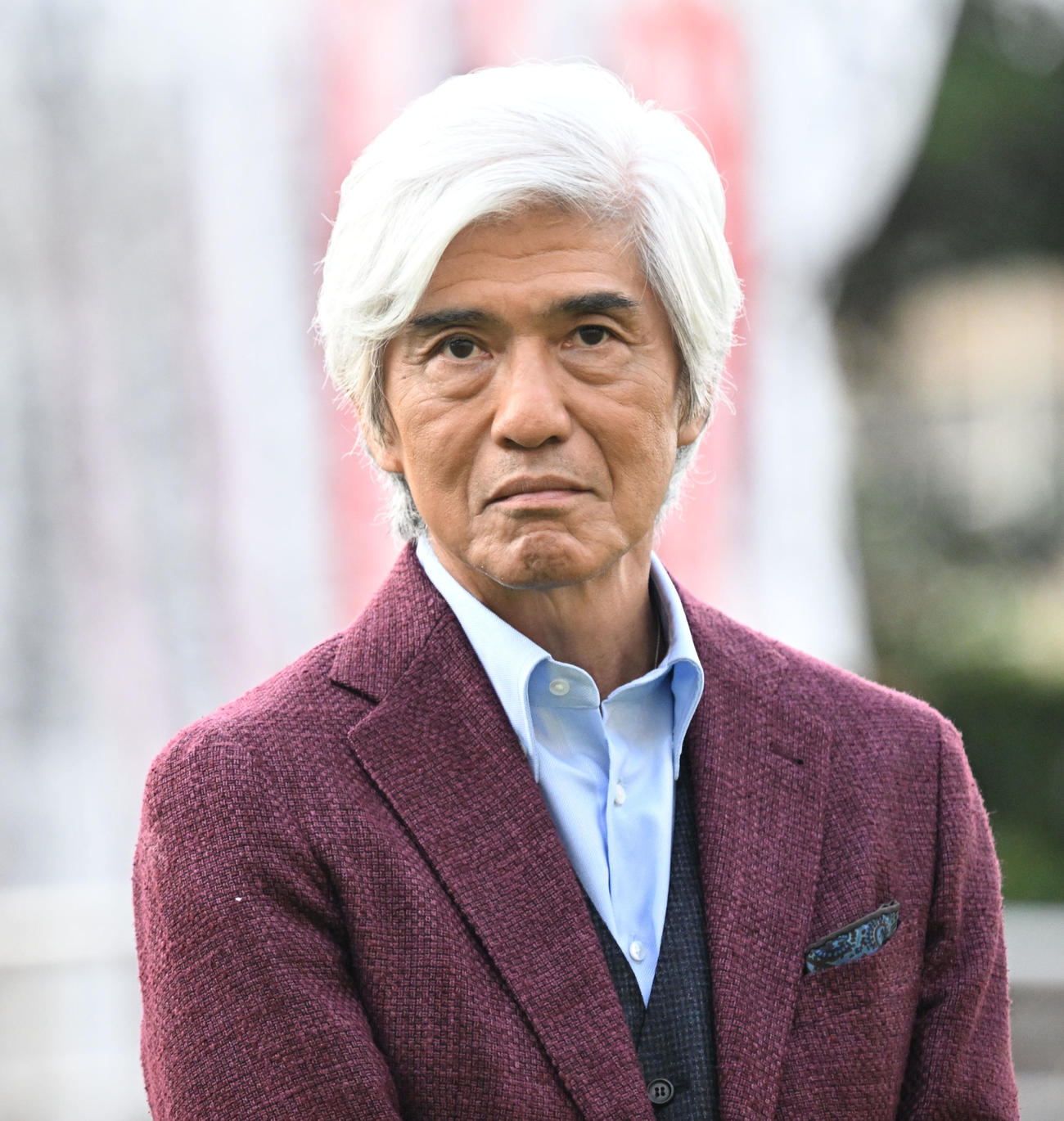 トークショーを行ったTBS系ドラマ「日曜劇場「ザ・ロイヤルファミリー」に出演の佐藤浩市（撮影・千葉一成）