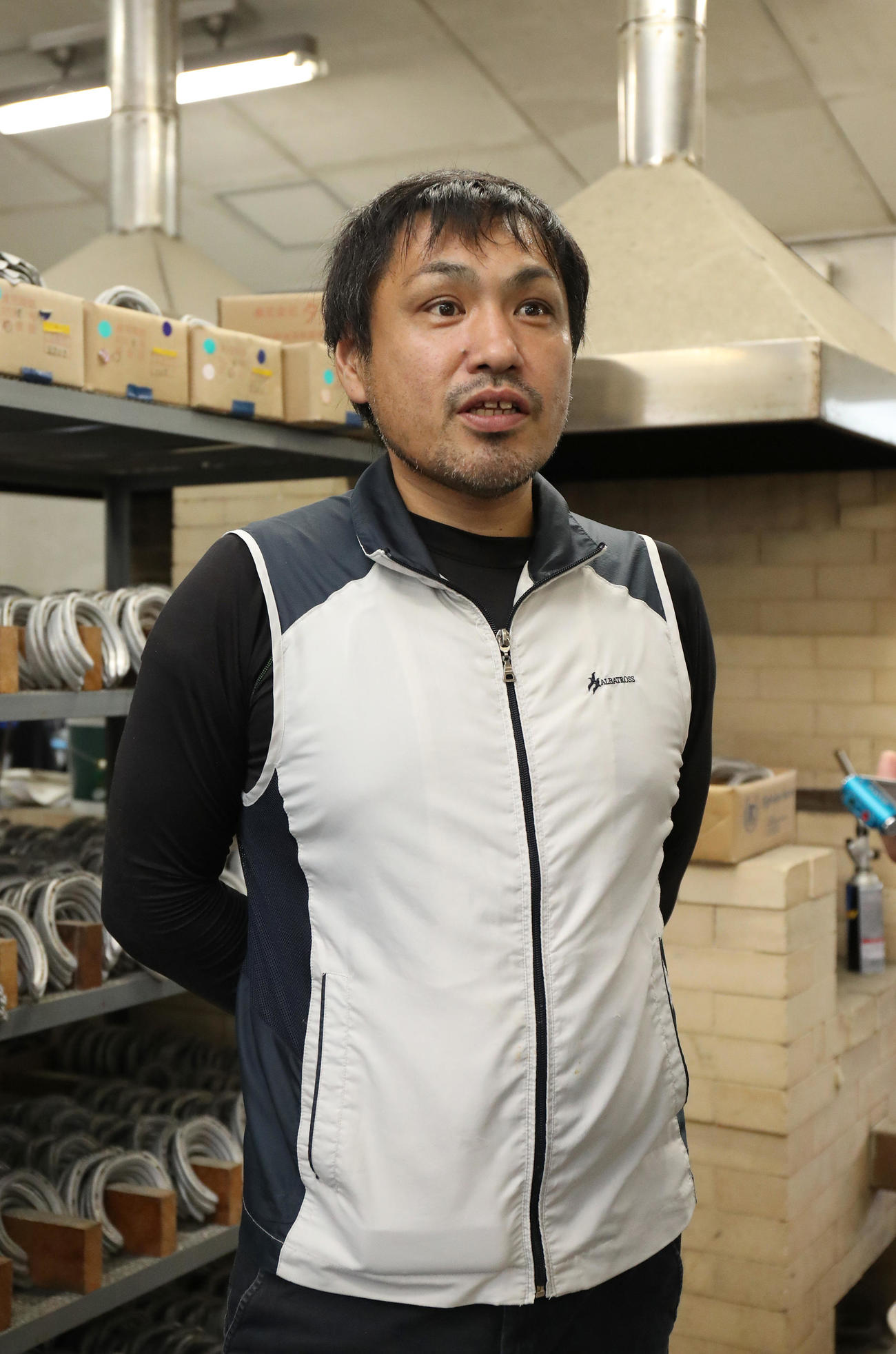 矢野龍一装蹄師（2019年9月24日撮影）