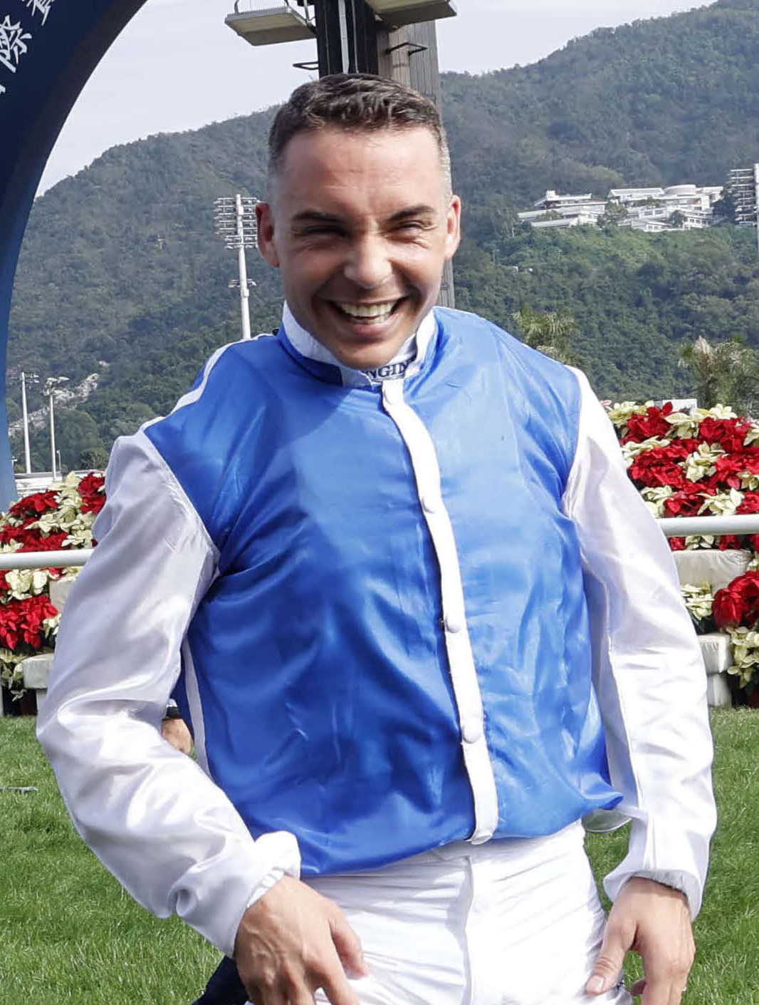 ギュイヨン騎手（C）The　Hong　Kong　Jockey　Clubｖ
