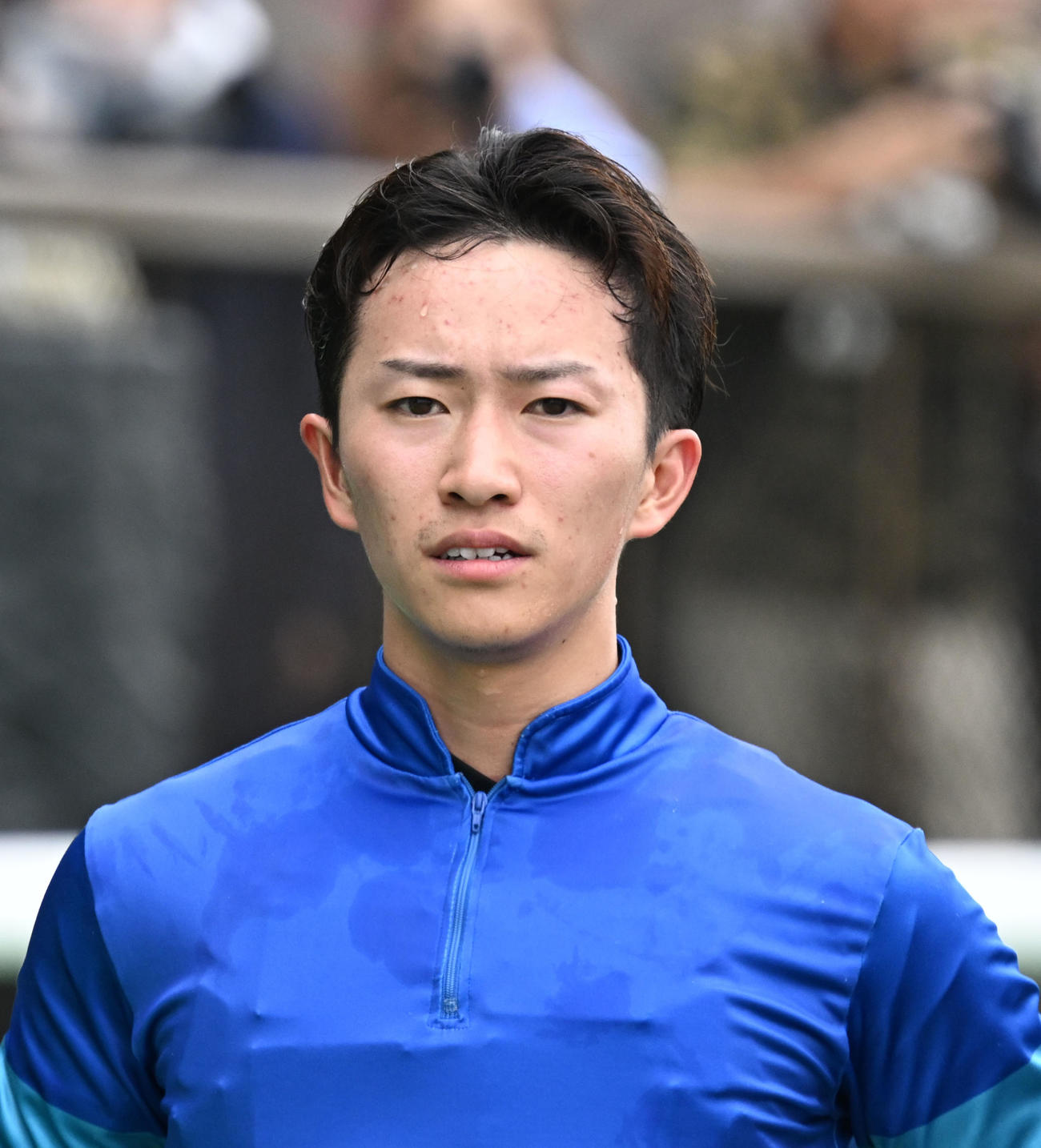 東京3R、2歳新馬戦をファインサマーデイで制した菅原明騎手（撮影・千葉一成）