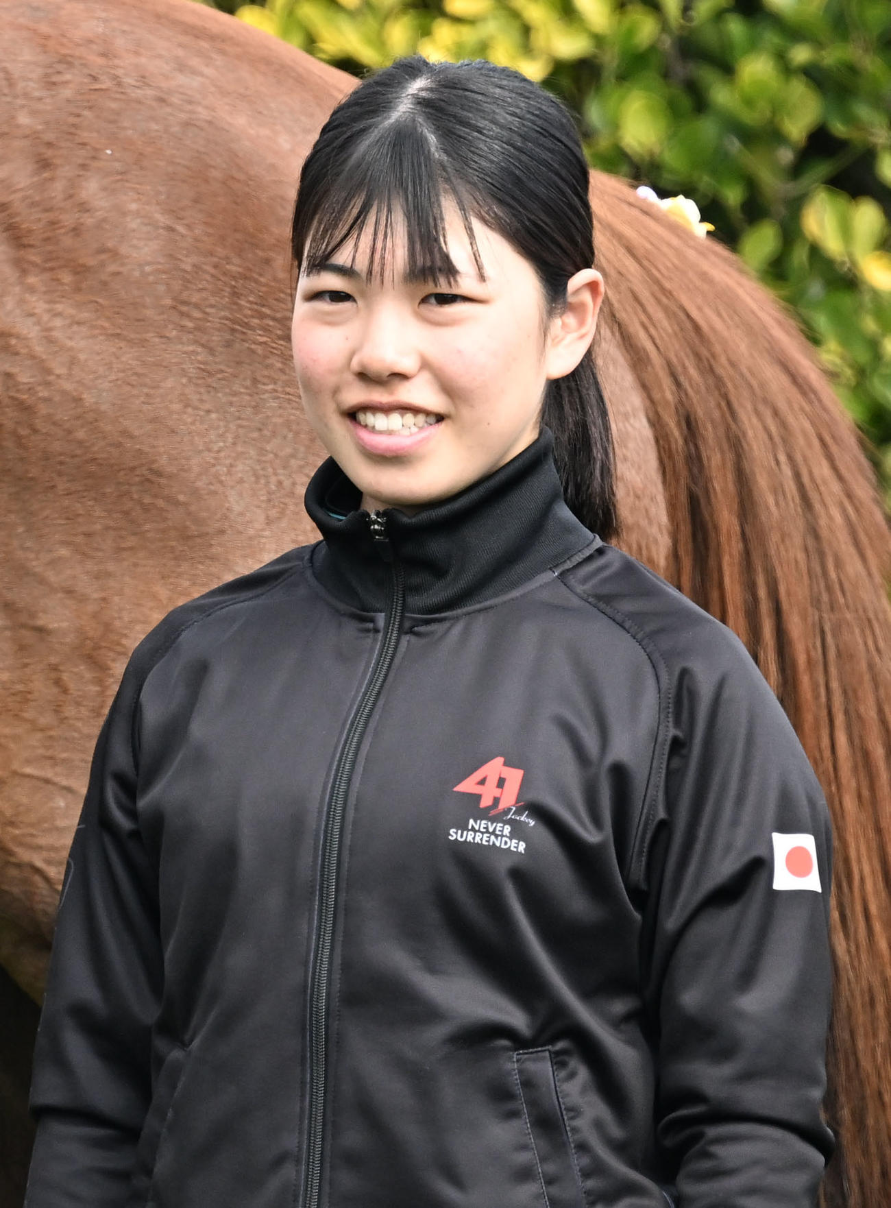 ルーキーの谷原柚希騎手（2025年撮影）