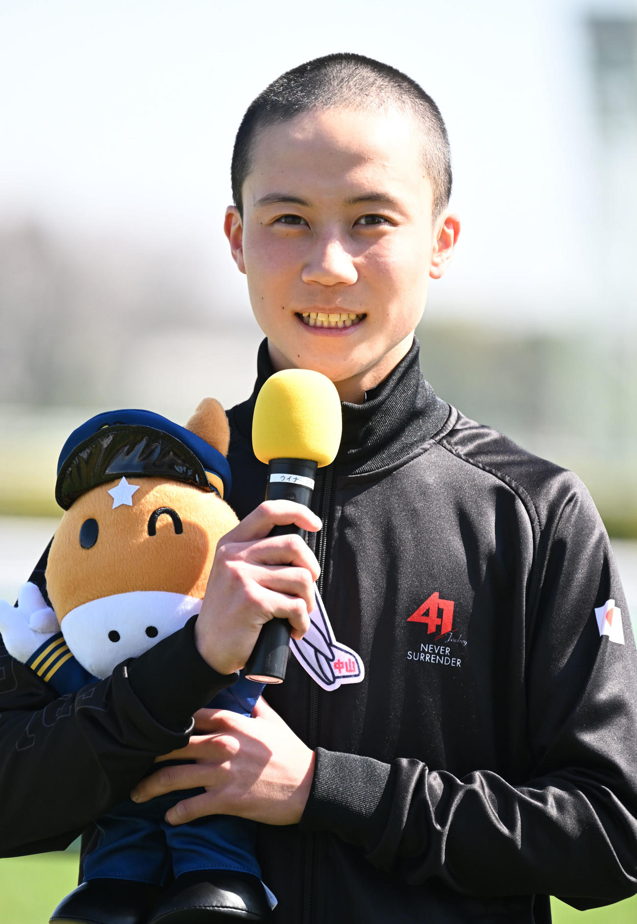 遠藤汰月騎手（2025年3月1日撮影）
