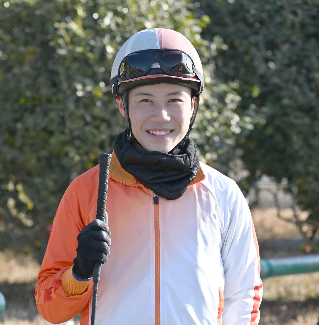 遠藤汰月騎手（2025年2月撮影）