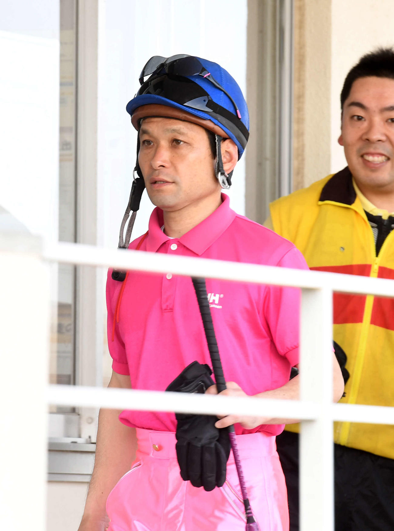 江田照男騎手（2017年4月12日撮影）