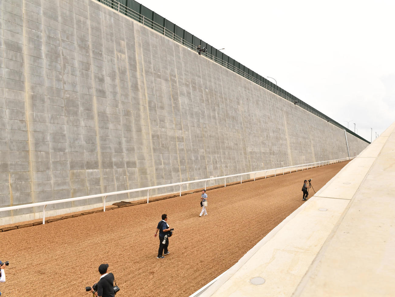 美浦の坂路コースのスタート地点（2023年撮影）