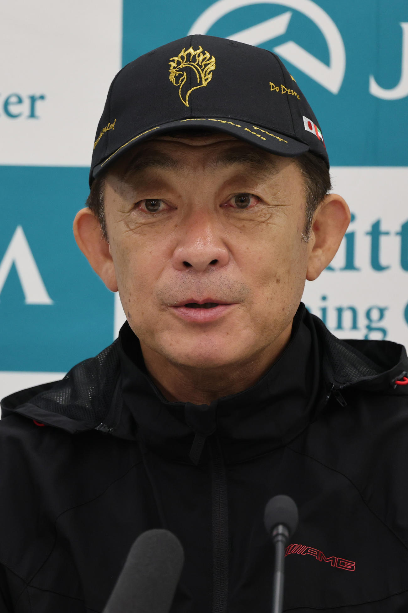 ショウヘイについて語る友道師（2025年10月22日撮影）