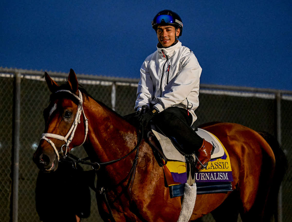 26日朝のジャーナリズム（C）Carlos J. Calo／Eclipse Sportswire／Breeders Cup