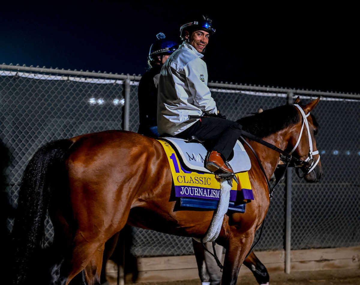 26日朝のジャーナリズム（C）Carlos J. Calo／Eclipse Sportswire／Breeders Cup