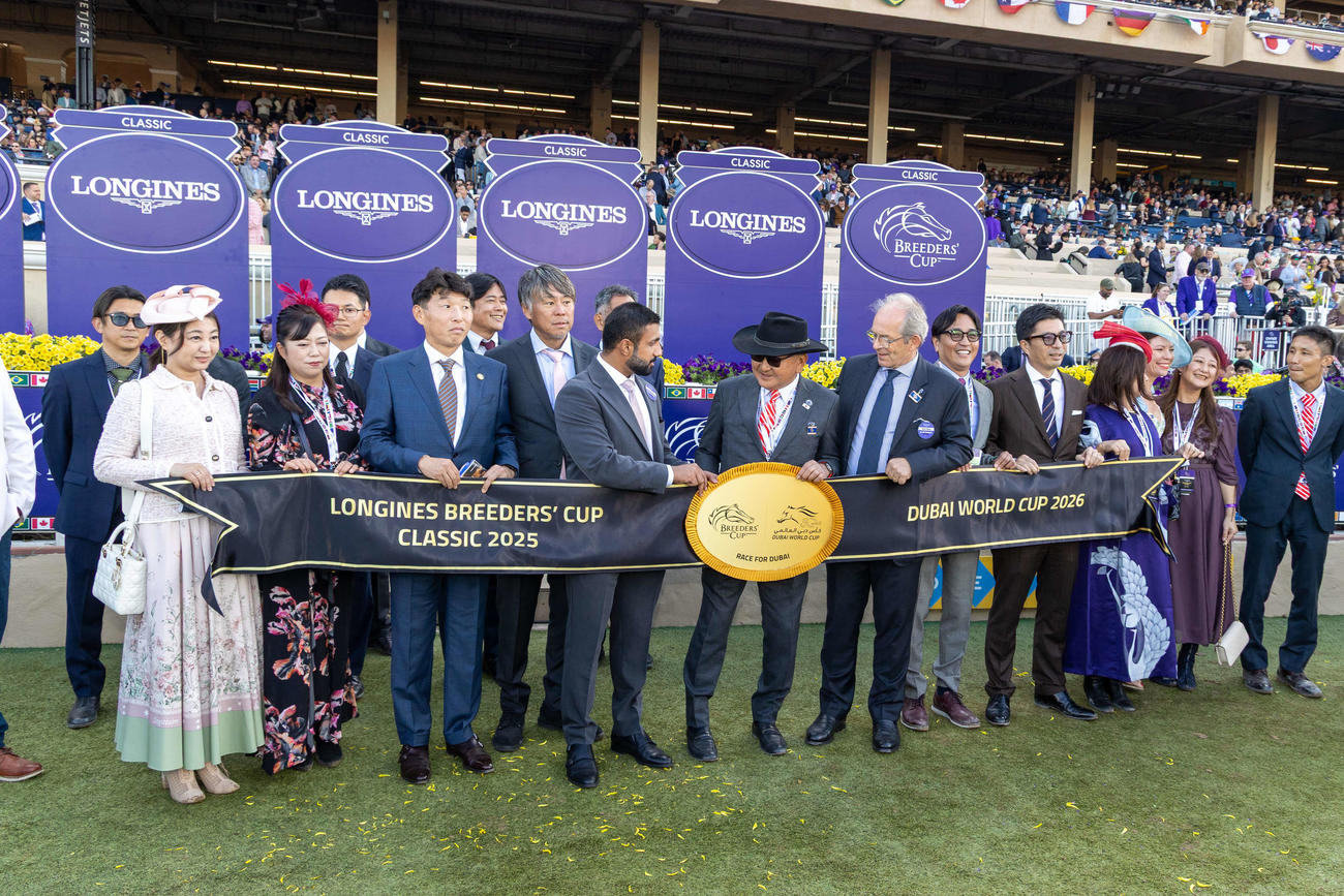 BCクラシックの表彰式（C）Bill　Denver／Eclipse　Sportswire／Breeders　Cup