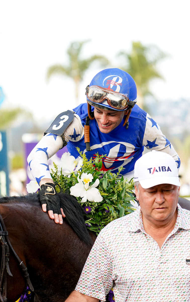 BCダートマイルを制したプラ騎手（C）Shamela Hanley／Eclipse Sportswire／Breeders Cup