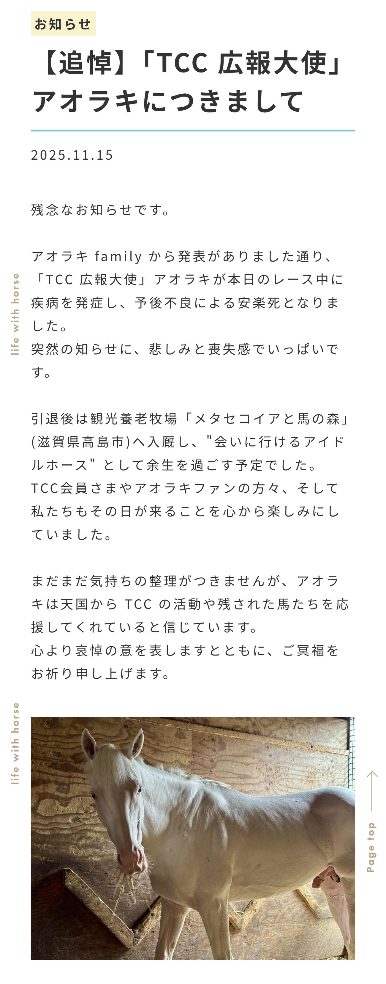 TCCの公式HPから