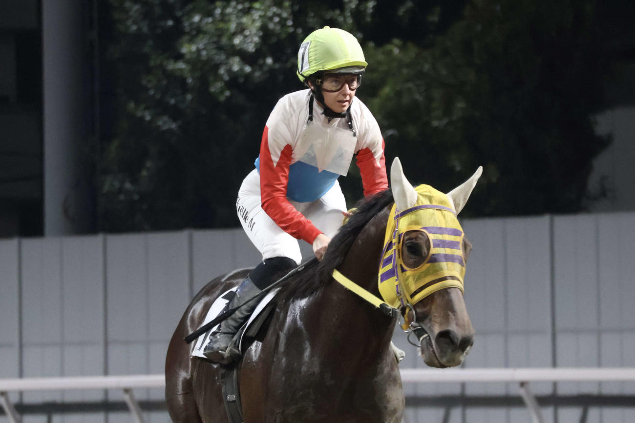 川崎競馬でのラスト騎乗で9着だったミカエル・ミシェル騎手（撮影・牛山基康）