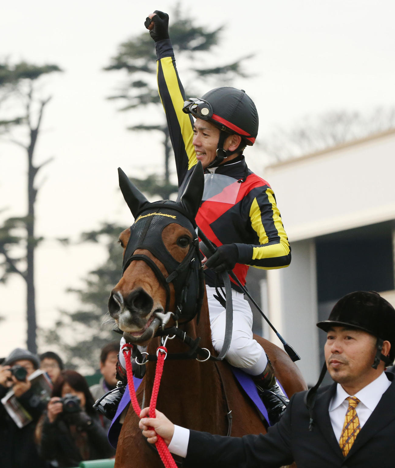 2014年有馬記念を制したジェンティルドンナと戸崎圭太騎手