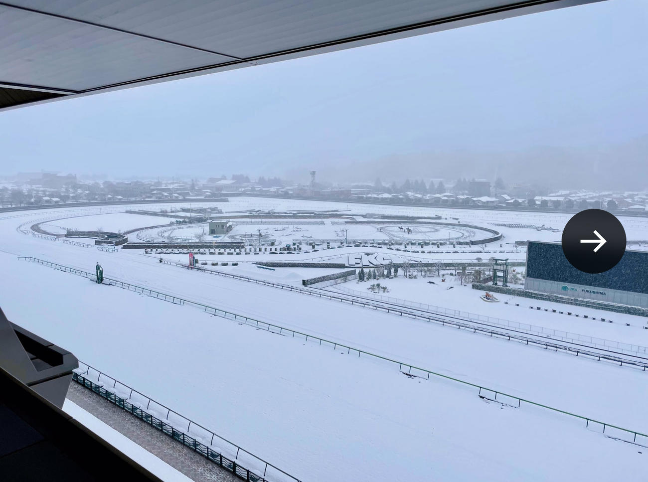 福島競馬場のXから