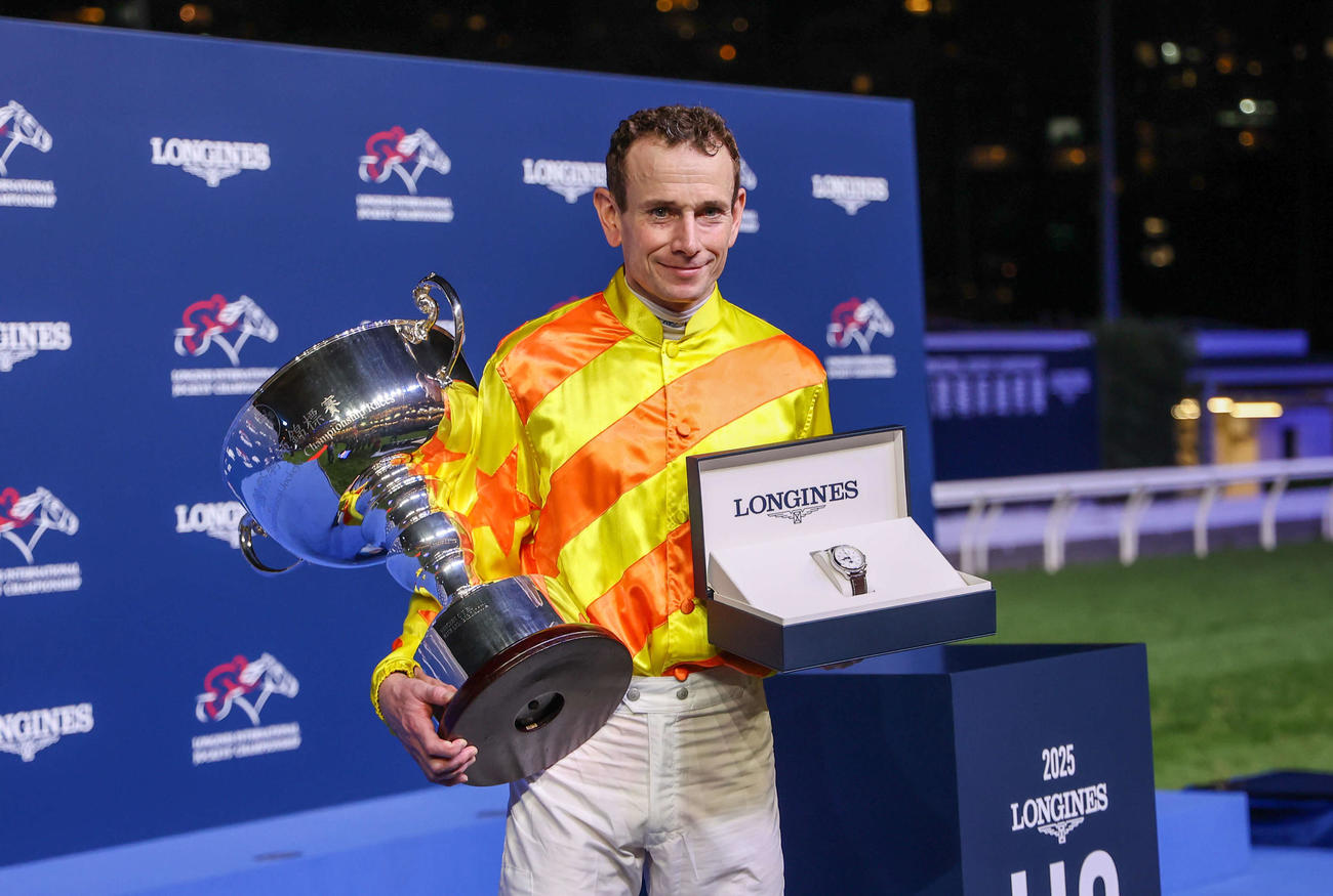 ライアン・ムーア騎手（C）The　Hong　Kong　Jockey　Club