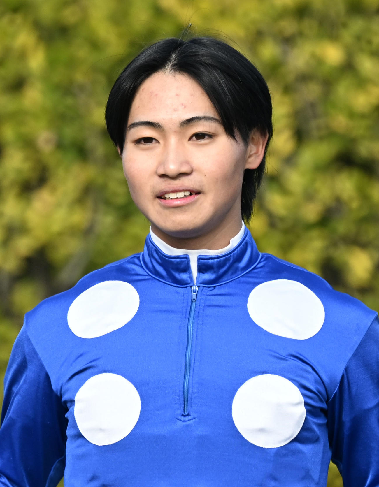 中山6R、2歳新馬戦をタイセイエムロードで制した石田騎手（撮影・千葉一成）